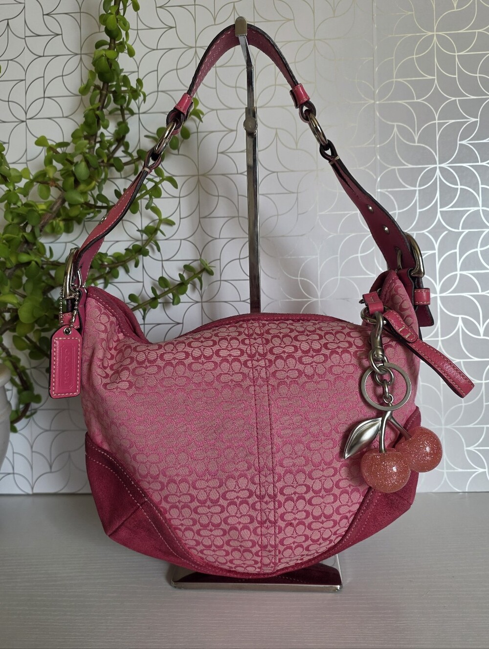 Vintage Coach Soho Signature Hobo Bag